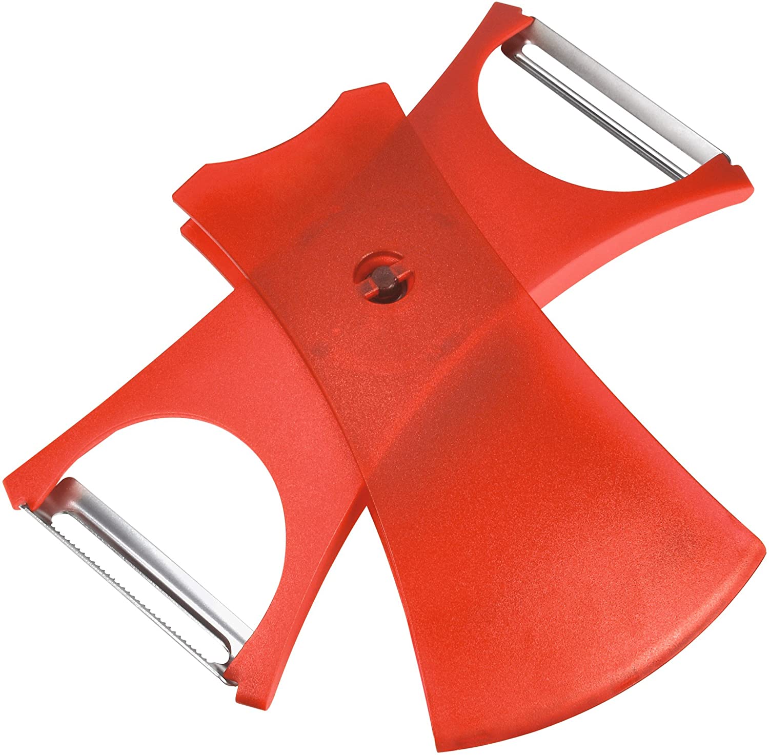 KUHN RIKON Küchenhelfer Design Line KR DL 22250 2-in-1 Peeler Red