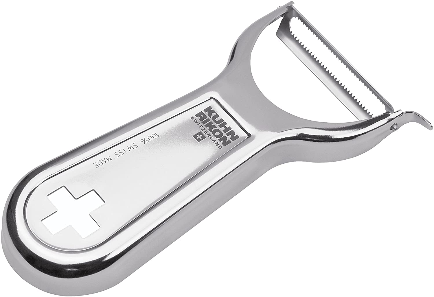 KUHN RIKON Küchenhelfer (Kitchen Aid) Piranha 22991 Peeler Metallic Swiss Cross