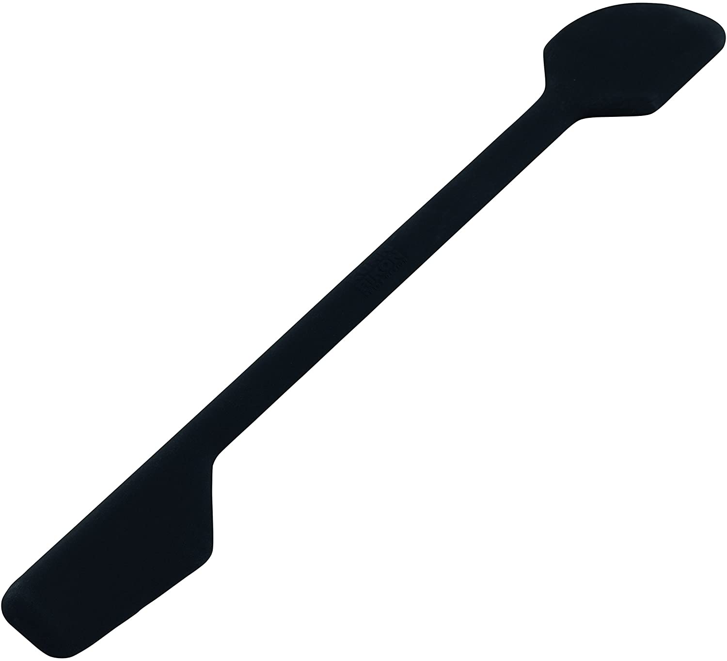Kuhn Rikon Silicone Double Sided Silicone Spatula, Black, 34 x 5.6 x 1 cm