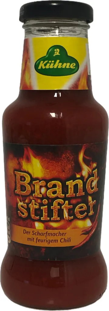 Kühne Brandstifter Seasoning Sauce 6-pack (6x250ml bottle) + usy Block
