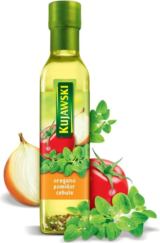 Kujawski rapeseed oil with oregano, tomatoes and onions 250 ml