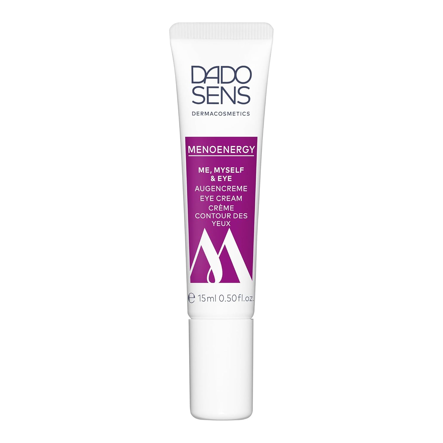 DADO SENS MENOENERGY ME, MYSELF & EYE EYE CREAM - Moisturizing, Reduces Dark Circles & Wrinkles, With Vegan Collagen & Green Chiretta, Strengthens Collagen Building, Ideal for Menopause, Vegan