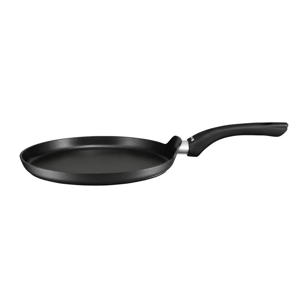 Kuketo | Magnat 25cm Ambition Crepe Pan – Non-stick Pan with ILAG Coating – Induction & Gas – Flat Pancake Pan, Black