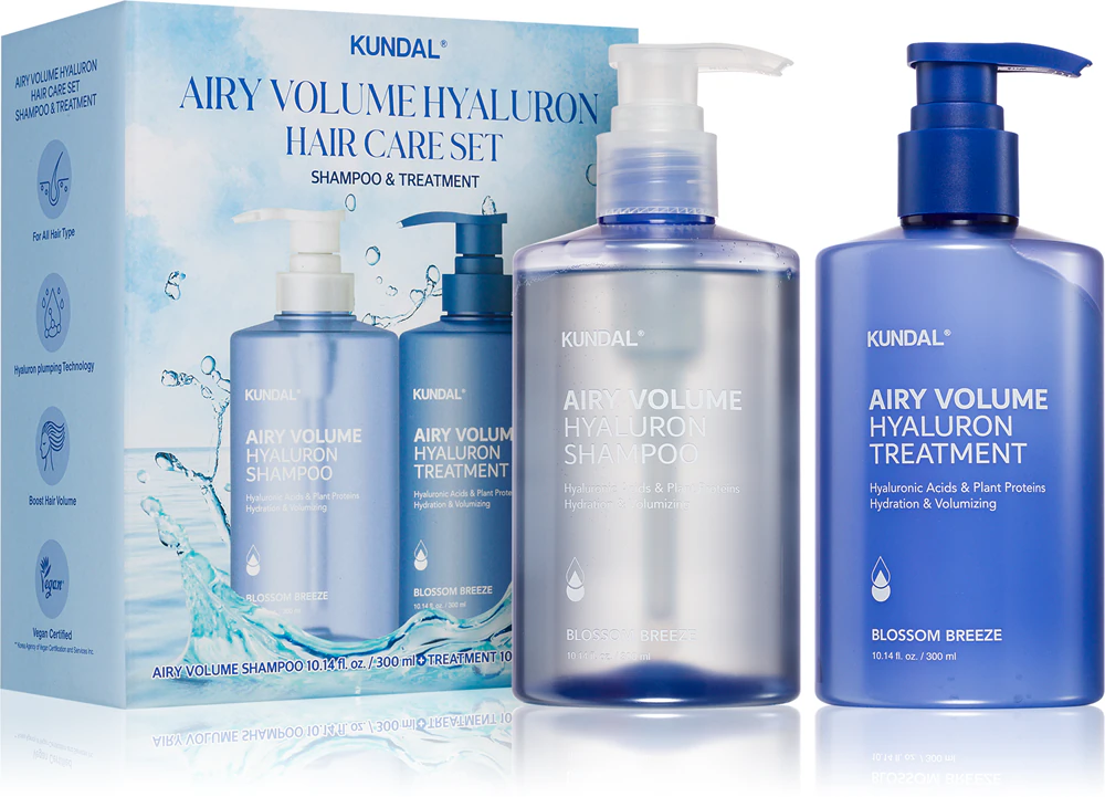 KUNDAL Airy Volume Hyaluron Set Gift Set for Hair