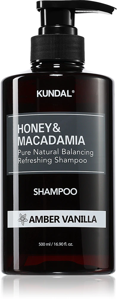 KUNDAL Honey & Macadamia Amber Vanilla natural shampoo for dry and damaged hair