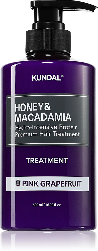 KUNDAL Honey & Macadamia Pink Grapefruit intensive, moisturizing care for dry and damaged hair