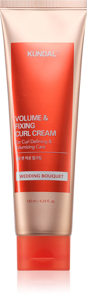 KUNDAL Volume & Fixing Curl Dream Wedding Bouquet styling cream for defined waves