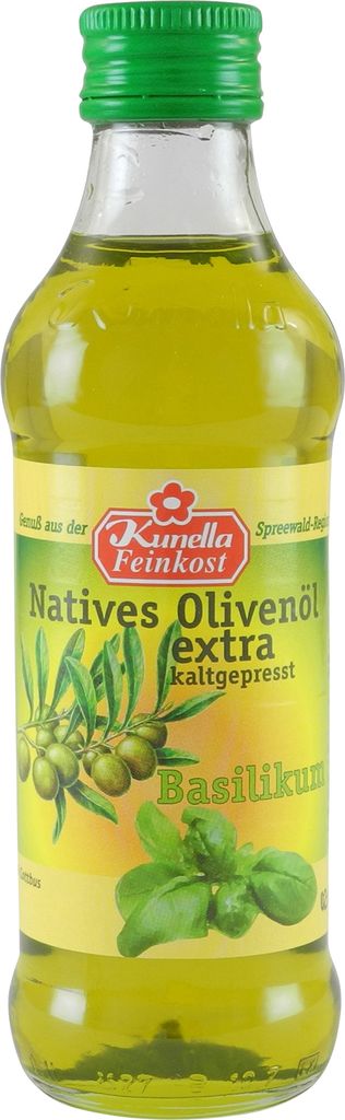 Kunella Feinkost Kunella Extra Virgin Olive Oil Cold Pressed Basil (100 ml)