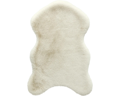 SoleVito Faux fur Romance Shape beige 55x80 cm