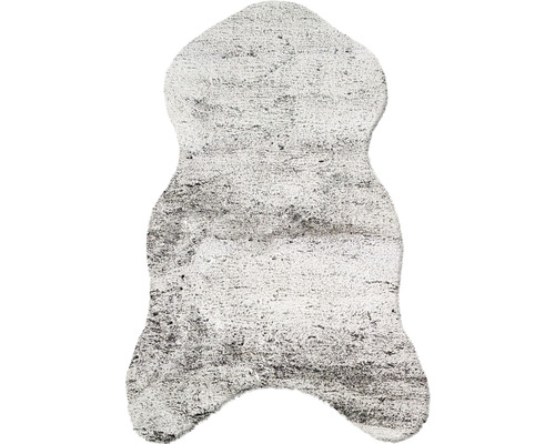 Faux fur Romance Shape brown melange 55x80 cm