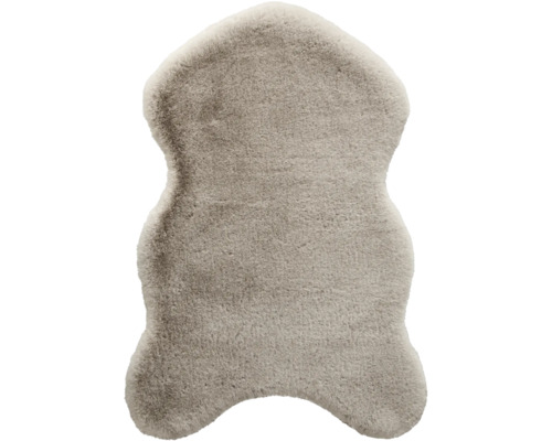 Faux fur Romance Shape light brown 55x80 cm