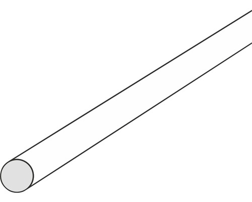 Hornbach Plastic round rod Ø 1.5 mm, length: 1000 mm white