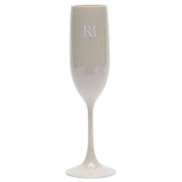 Rivièra Maison Plastic champagne glass Monogram Outdoor Bubbles Glass from Riviera Maison
