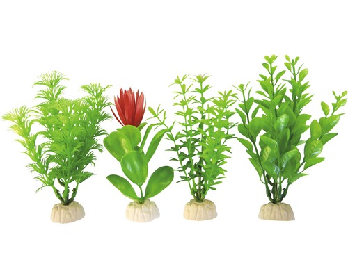 ORBIT Plastic aquatic plants standard small 19 cm 4 pieces green
