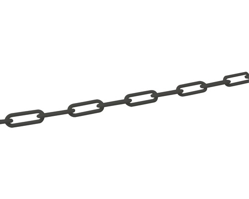 Pösamo Black plastic chain 6 mm, 5 m polyethylene
