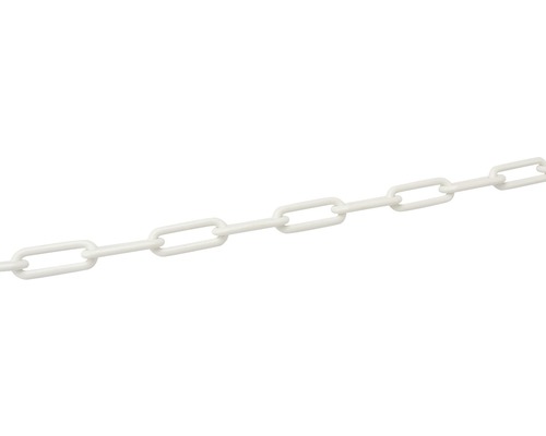 Pösamo Plastic chain white 6 mm, 5 m polyethylene