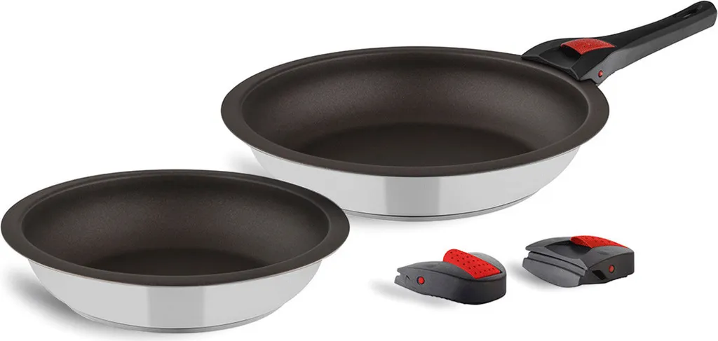Kuppel's 5-piece QUICK CLACK PRO frying pan set