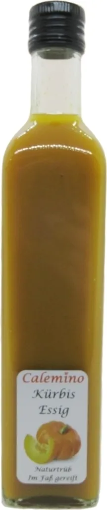 Calemino Pumpkin vinegar with 50% fresh pumpkin, naturally cloudy, 500ml