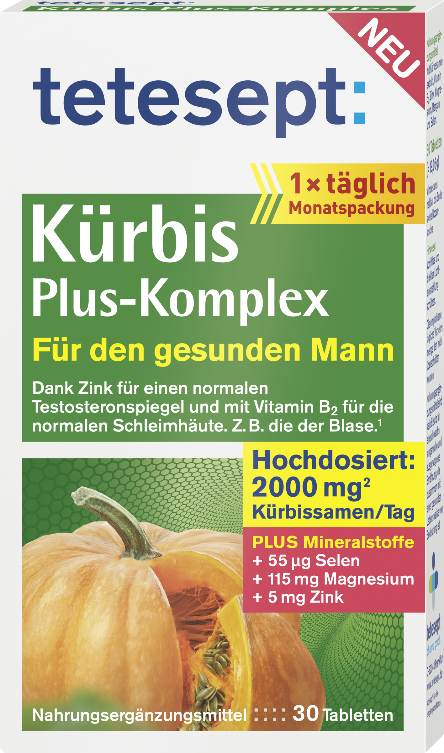 tetesept Pumpkin plus complex