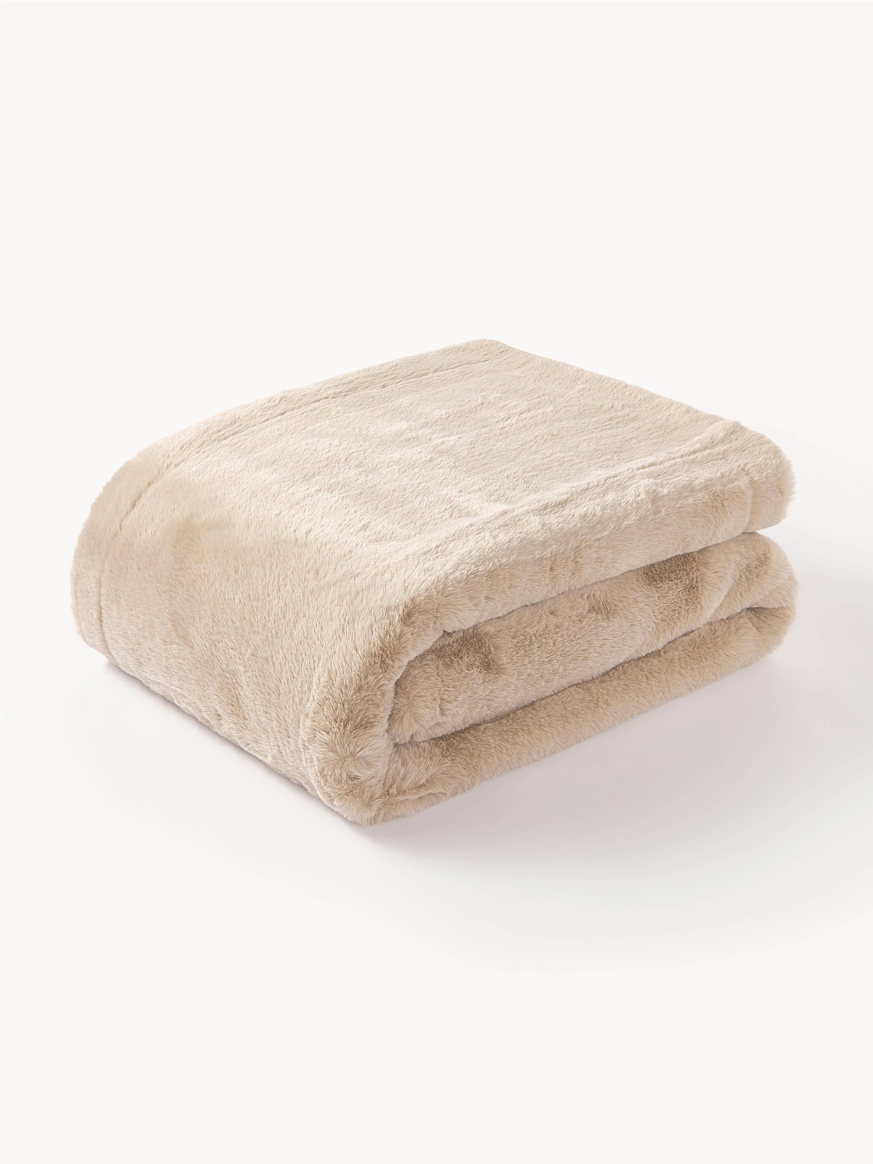 Westwing Collection Mette faux fur cuddly blanket