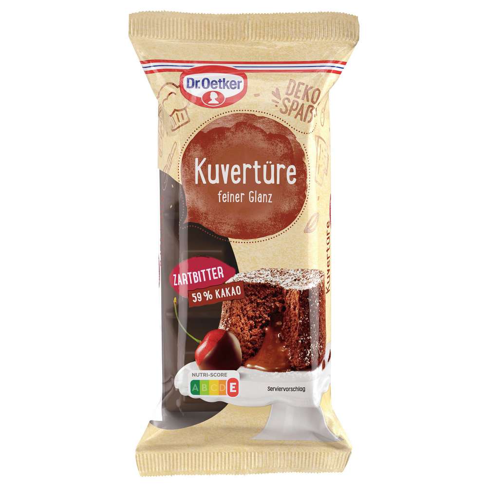 Dr. Oetker Couverture, dark chocolate