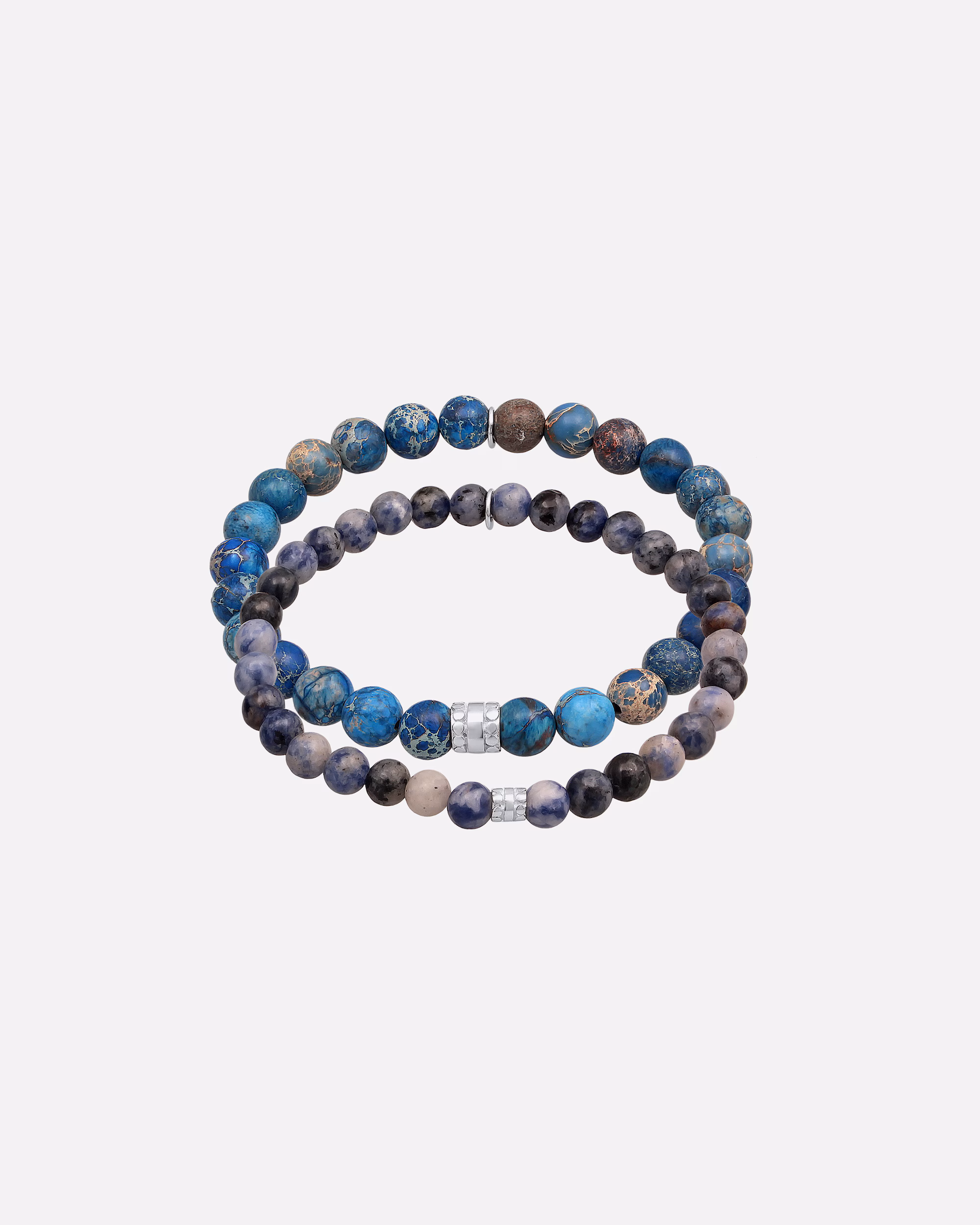 KUZZOI Bracelet Agate Gemstone Beads Bead 925 Silver