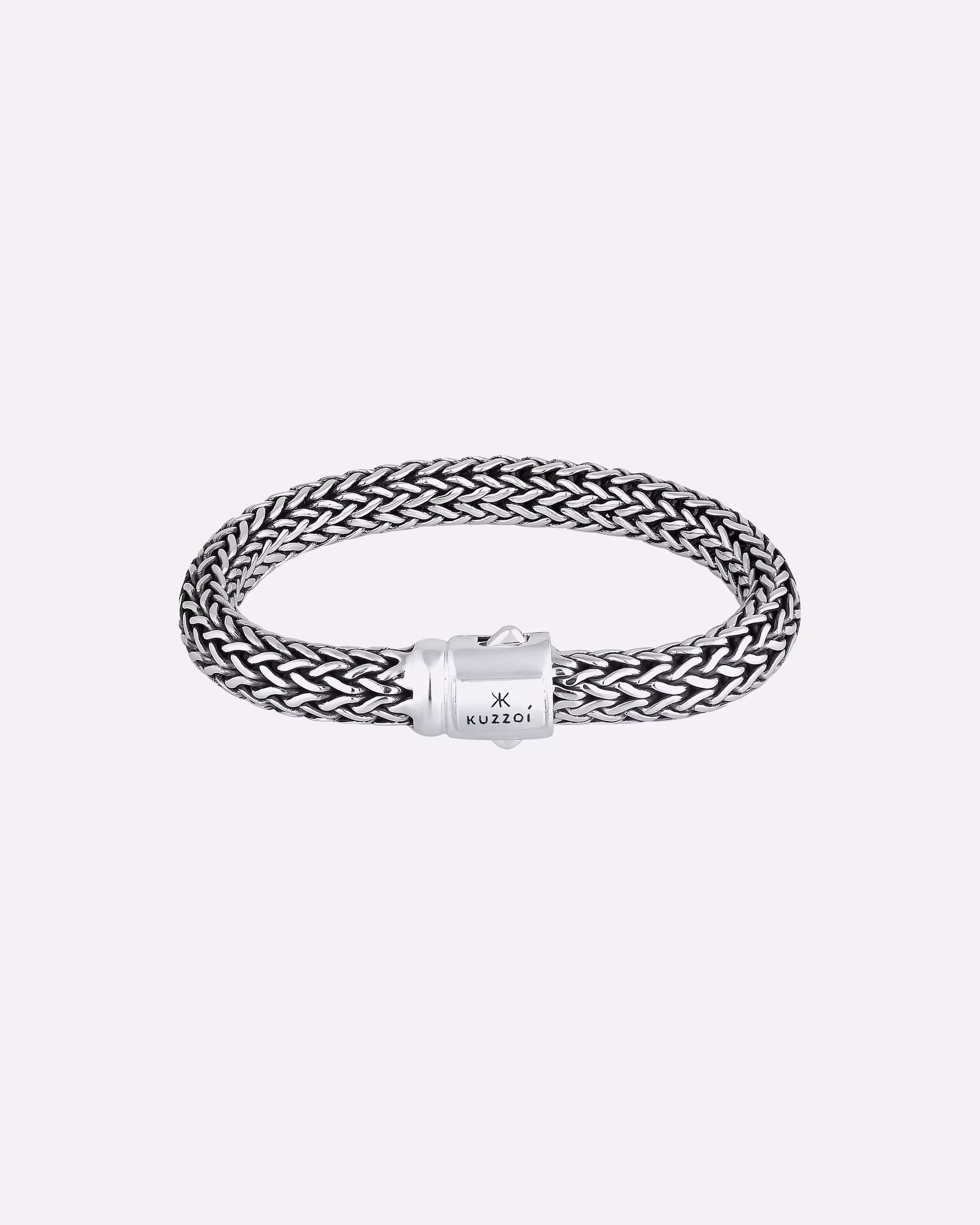 KUZZOI bracelet men's tank bracelet basic cool unisex 925 silver