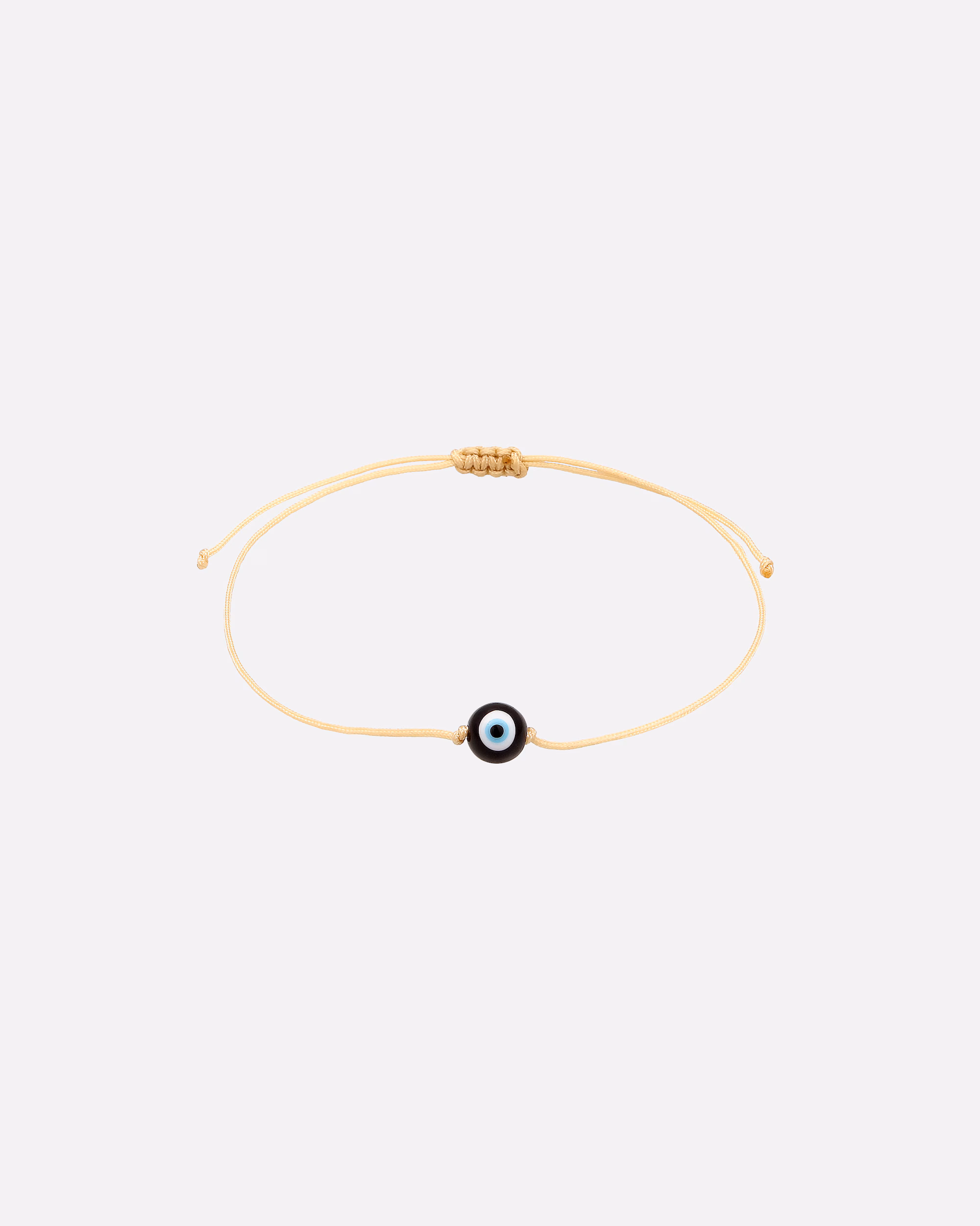 KUZZOI bracelet nylon textile bracelet evil eye glass bead