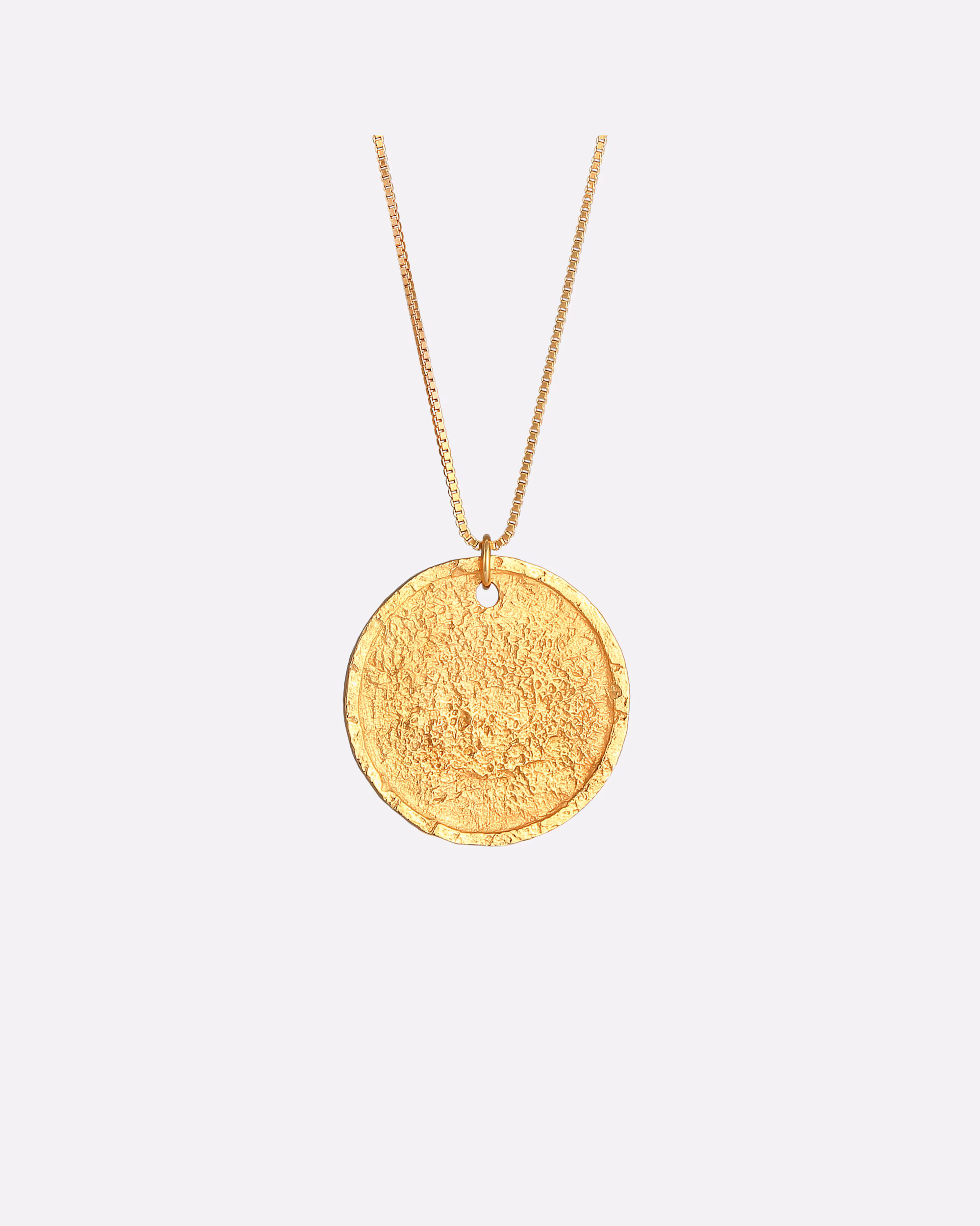 KUZZOI Necklace Men's Coin Vintage Antique Coin 925 Silver