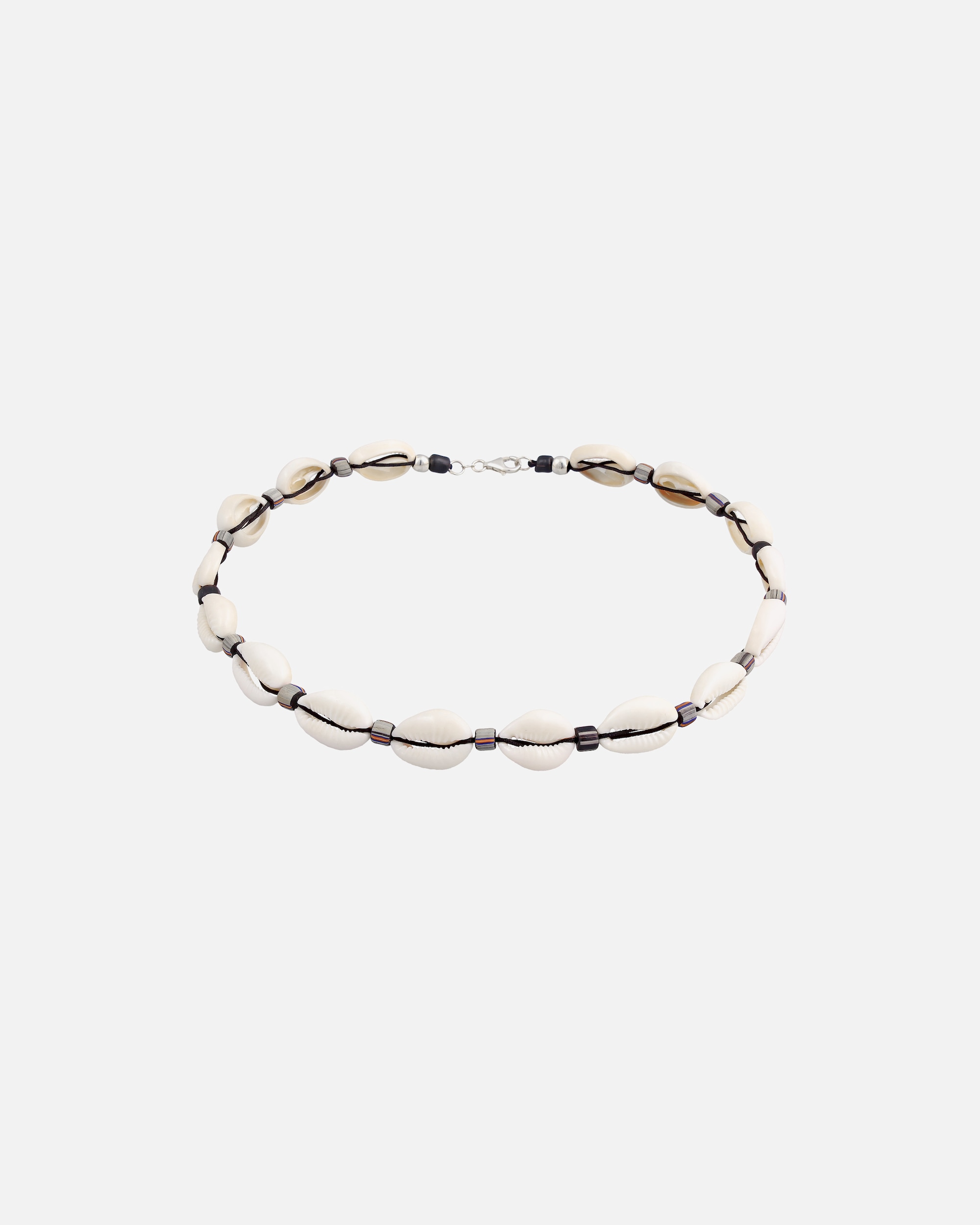 KUZZOI Necklace Cowrie Shell Beach Surfer Festival 925 Silver