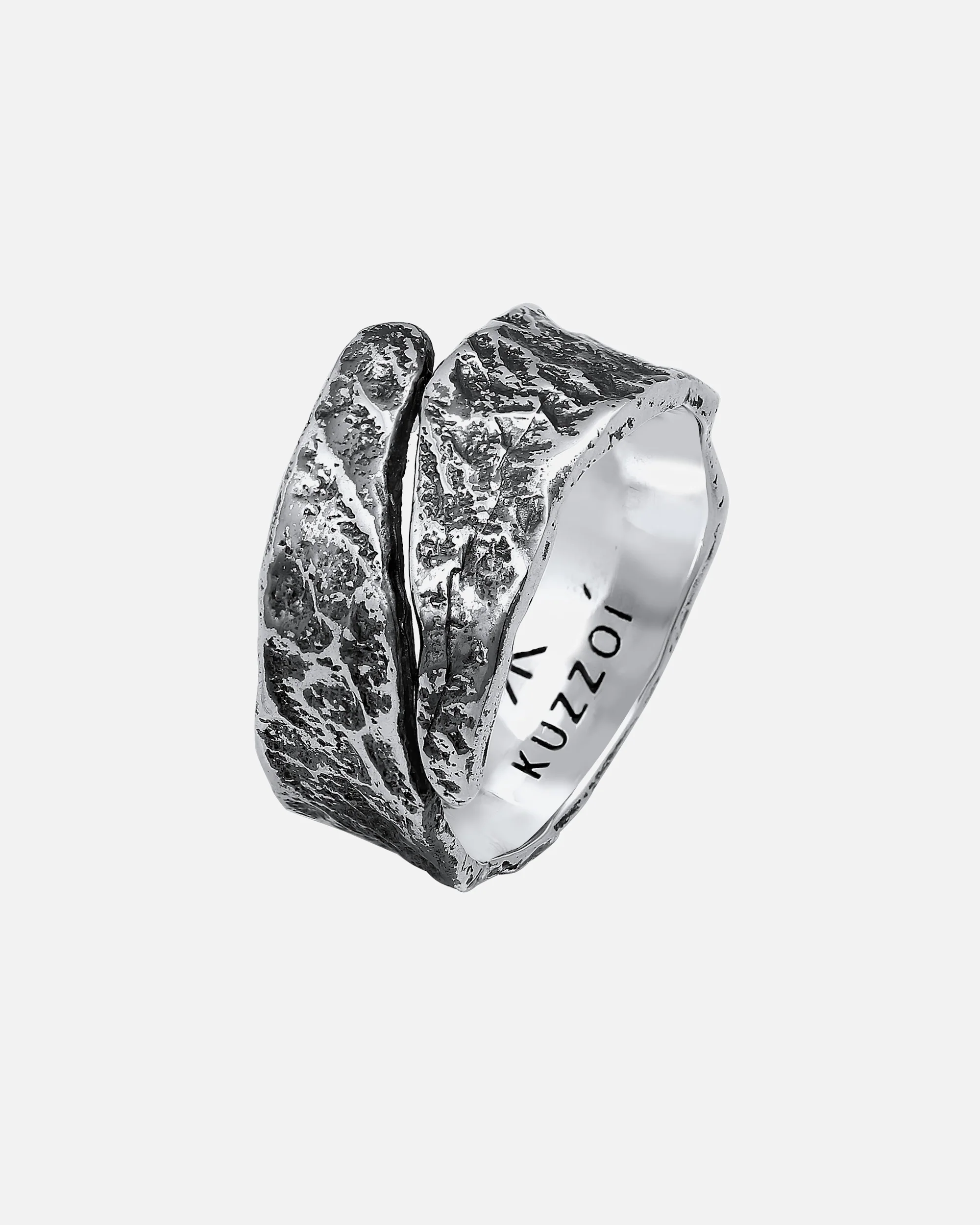 KUZZOI ring band ring structure used look 925 silver
