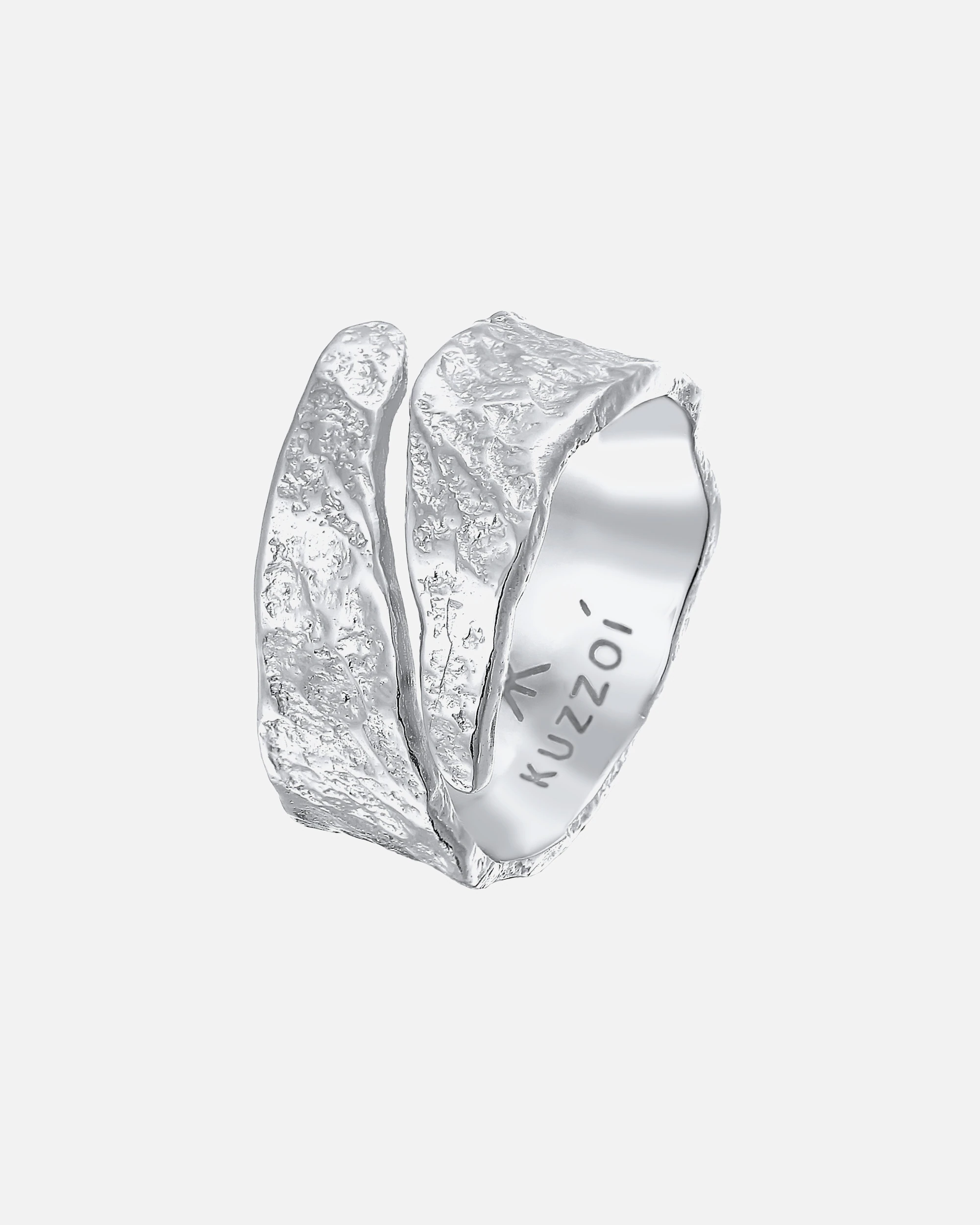 KUZZOI ring band ring structure used look 925 silver
