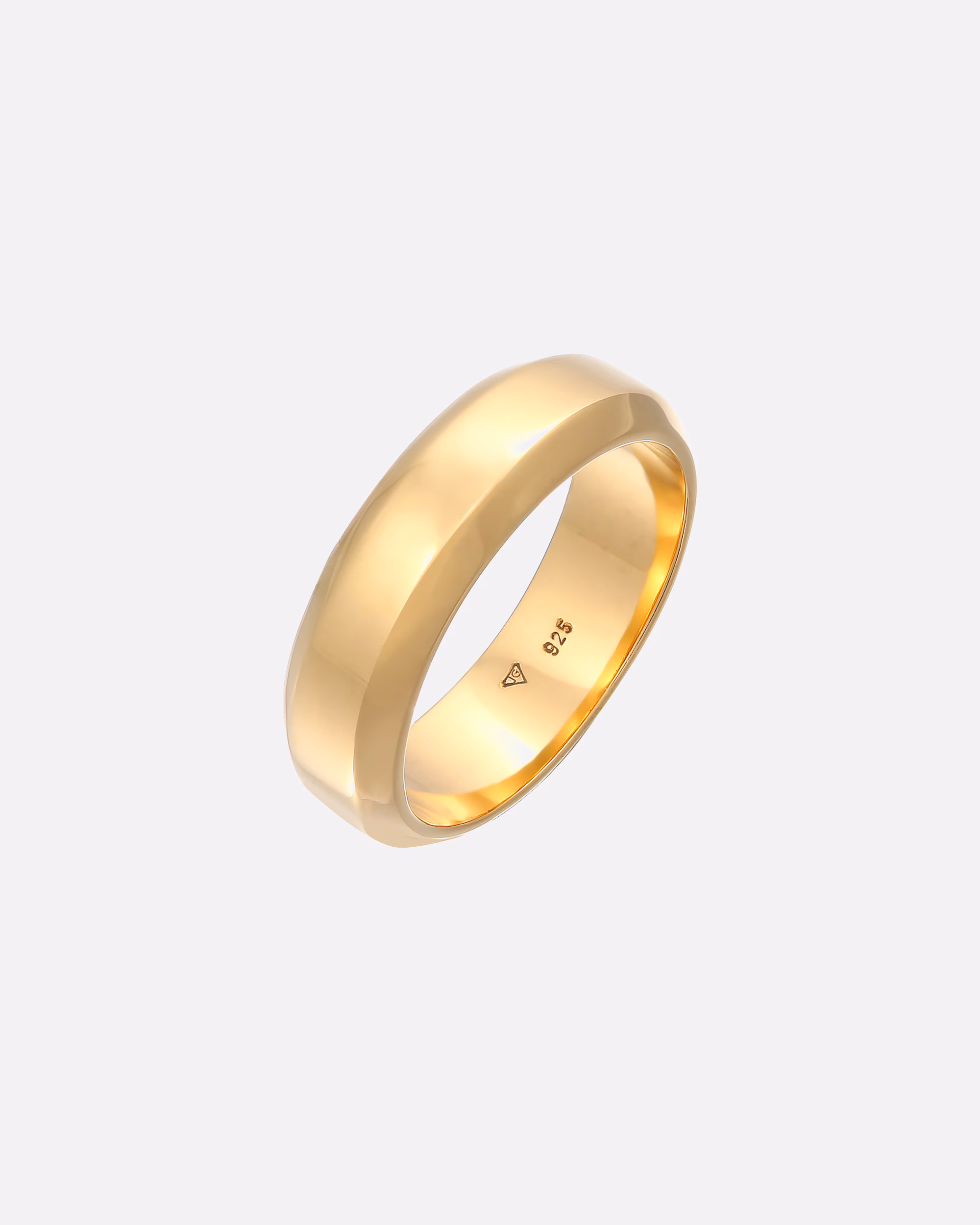 KUZZOI ring men's band ring basic 925 silver