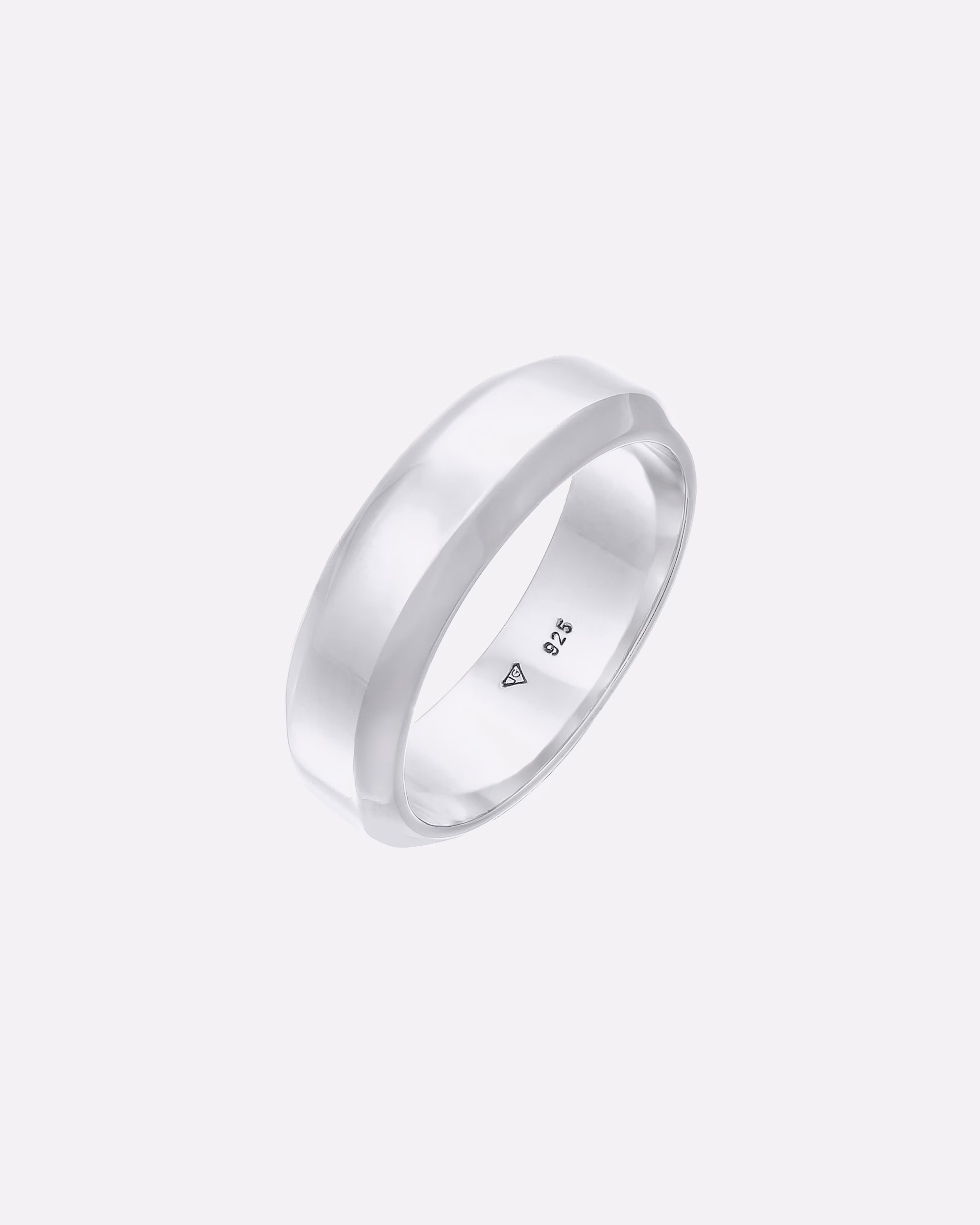 KUZZOI ring men's band ring basic 925 silver