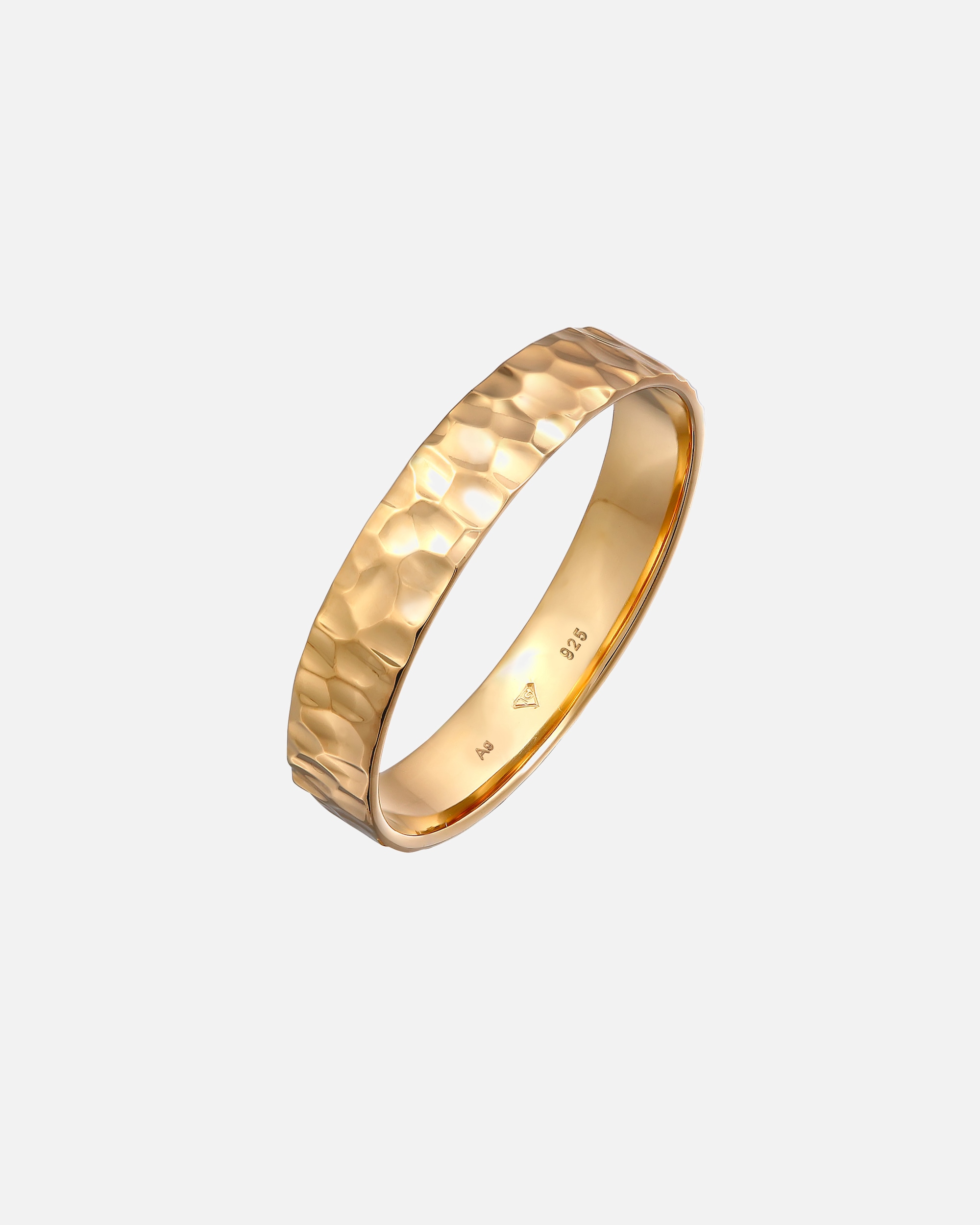 KUZZOI Men's Band Ring Friendship Ring 925 Silver