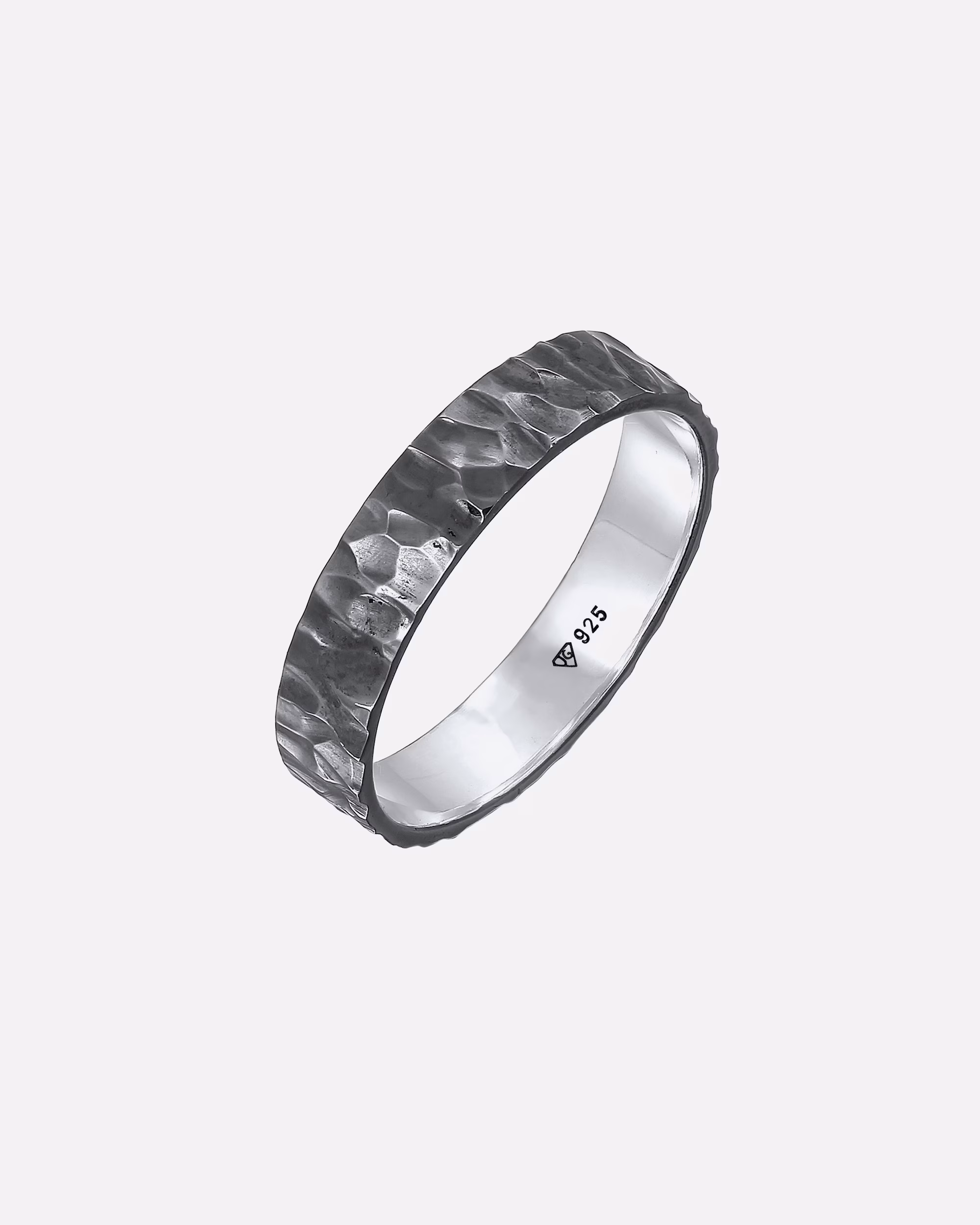 KUZZOI ring men's band ring friendship ring 925 silver