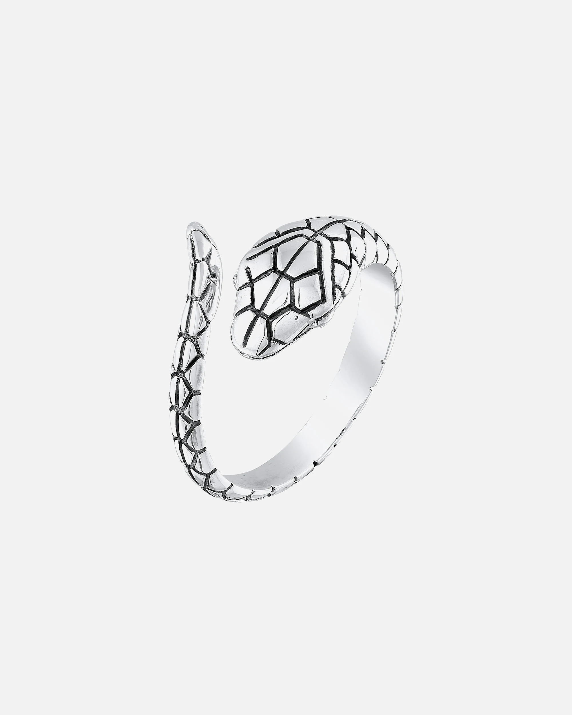 KUZZOI men's ring snake force 925 silver