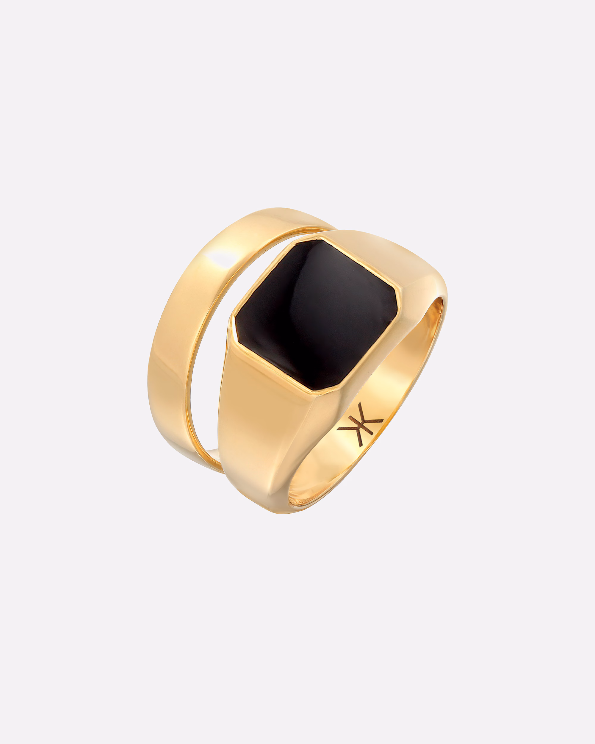 KUZZOI ring signet ring band ring set 925 silver