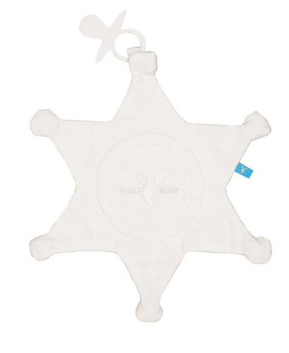 Wallaboo 2in1 Dummy Blanket and Blanky Lightweight Cotton Ecru