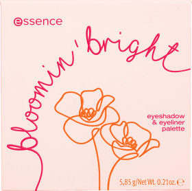 essence Cyerie palette Bloomin \ 'Bright & Eyeliner Palette 01 See Me Bloomin \', 5.85 g