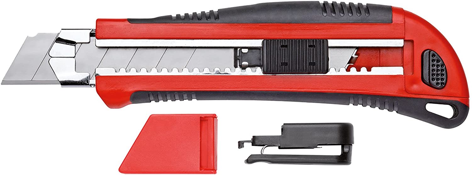 Carolus 9112 25 mm Cutter Knife with 5 Spare Blades