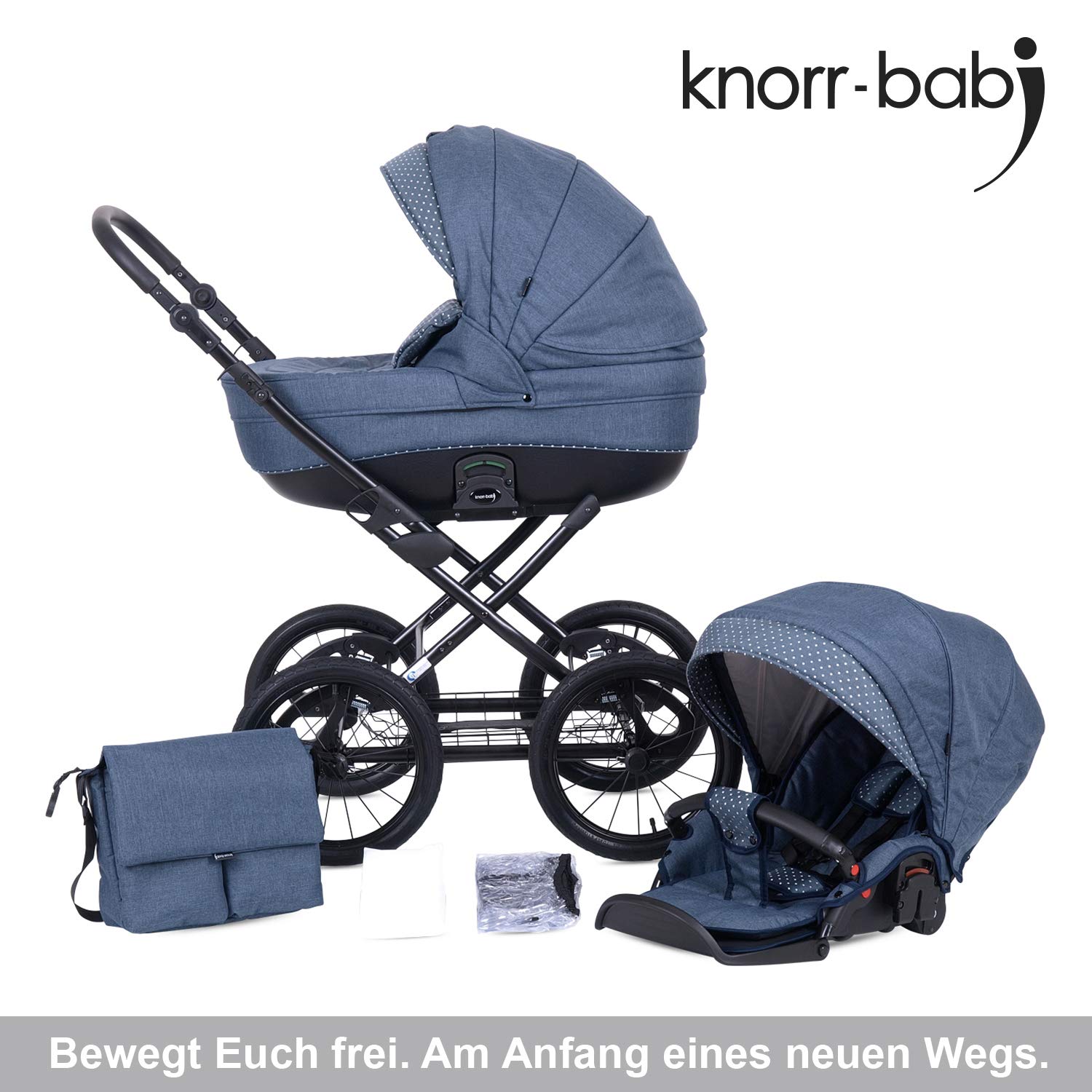 Knorr-Baby Kreta 3620-01 Combination Pushchair