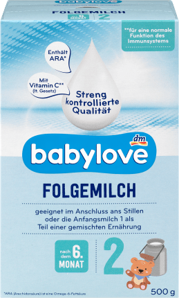 babylove Follow-up milk 2 after the 6th month, 500 g
