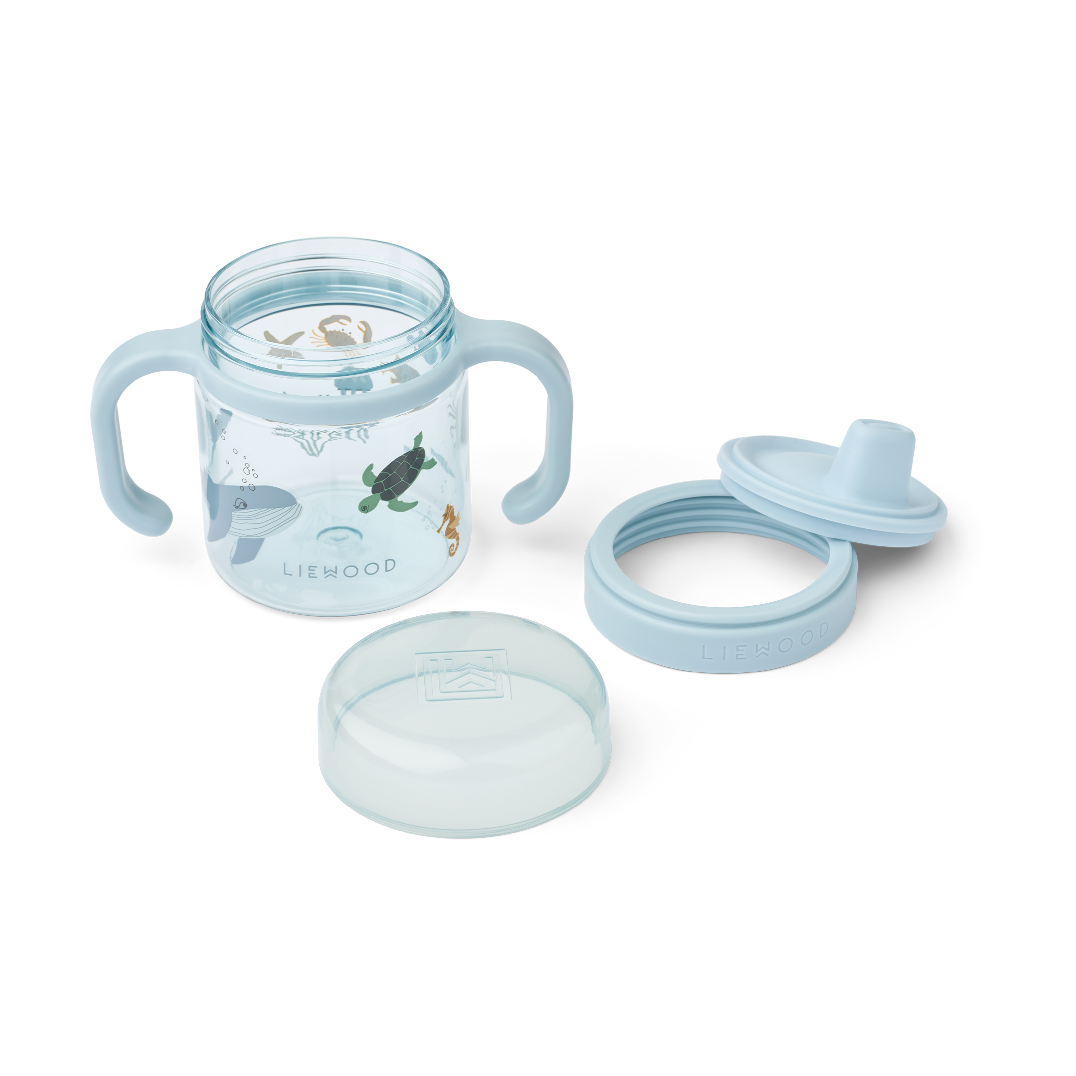 LIEWOOD Kylo Sippy Cup 28 cl, Sea creature-sandy
