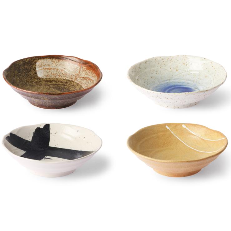 hk-living Kyoto Shell Ø16,5Cm 4 Parts