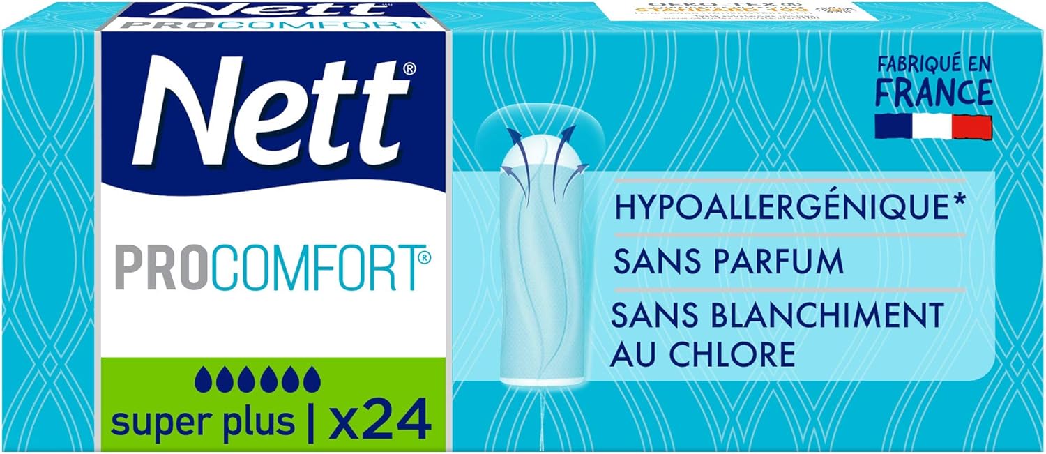 Nett ProComfort Super Plus Tampons without Applicator (Pack of 24)