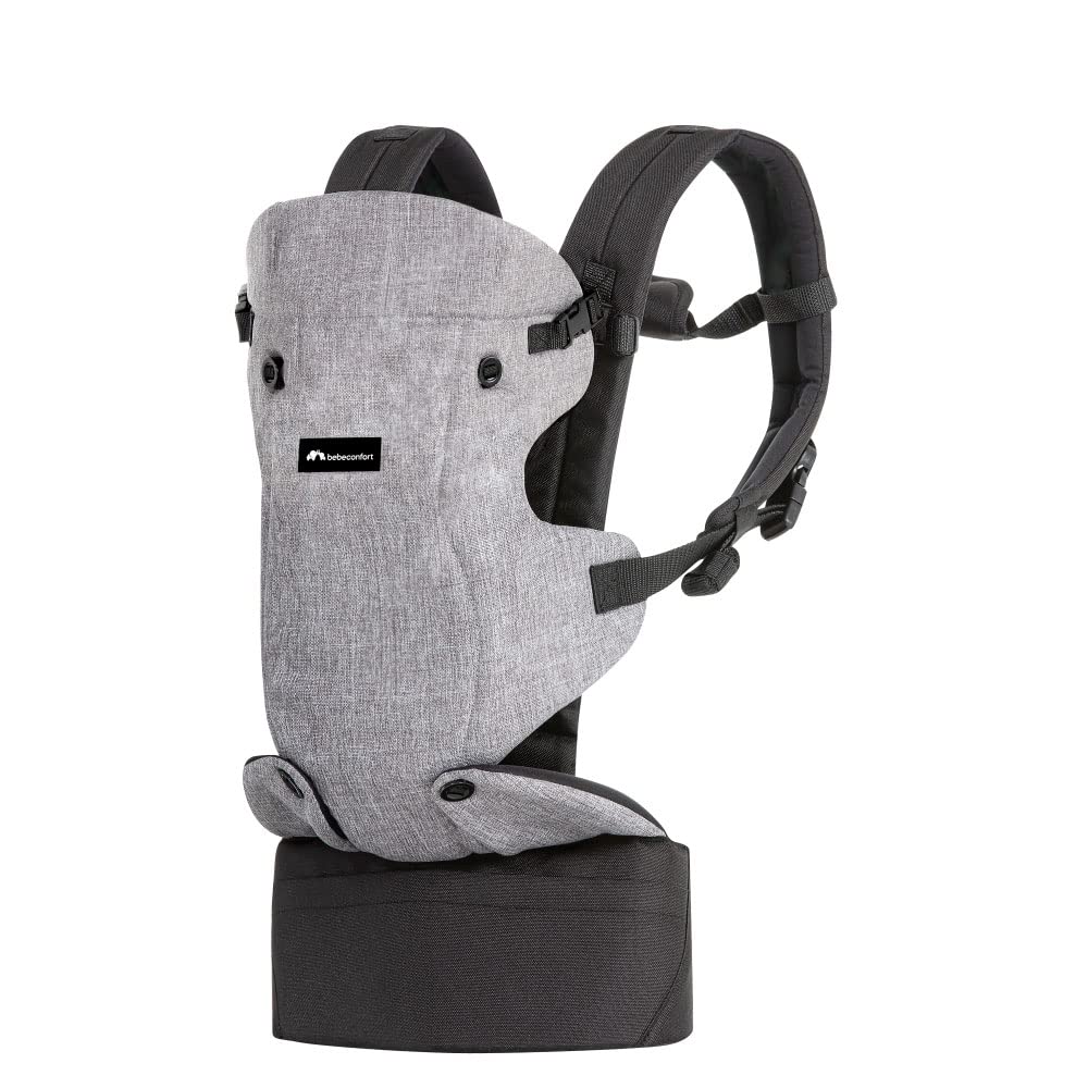 BEBECONFORT Go4 Black Chic Baby Carrier from Birth to Approx 3 Years 0-15kg