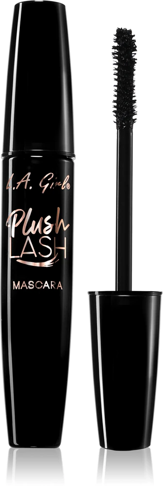 L.A. Girl Cosmetics Plush Lash Volume Mascara for Curled Lashes Farbton Blackest Black 10 g
