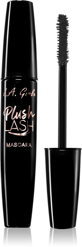 L.A. Girl Cosmetics Plush Lash Volume Mascara for Curled Lashes Farbton Velvety Black 10 g
