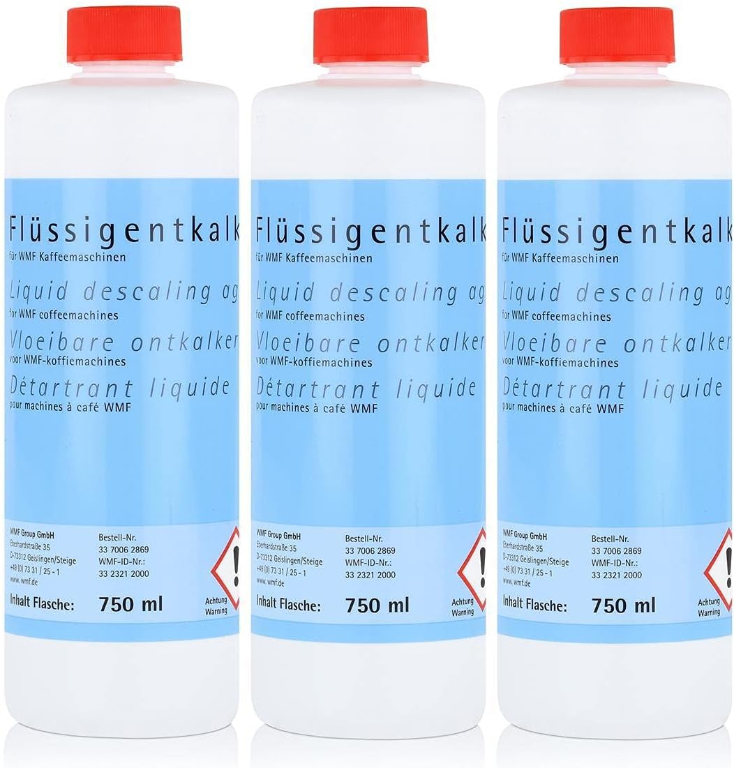 WMF Store WMF Liquid Descaler 750 ml for WMF Coffee and Espresso Machines (Pack of 3)
